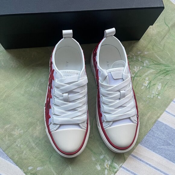 Amiri Stars Court Low 'White/Red' Sneakers